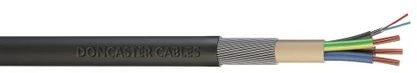 EV Ultra Cable, 4mm², 3 Core + Data, PVC, Black (Per 1 Mtr)