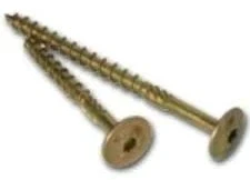 Galvanised Flat-Headed Wood Screw 80mm