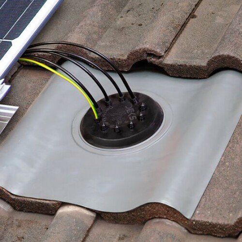 Dektite Lead Multi Cable Solar Flashing (Tiled or Slate)