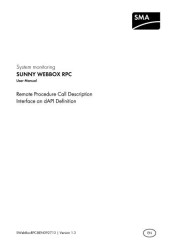 Sunny Webbox Remote Procedure Call User Manual
