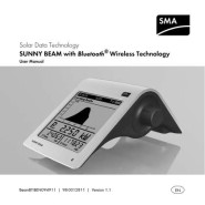 Sunny Beam with Bluetooth User Manual