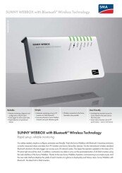 Sunny Webbox with Bluetooth Data Sheet