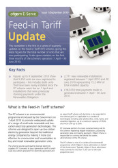 Ofgem FIT Update Issue 1