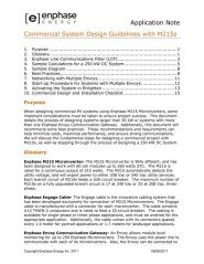M215 Microinverter Commercial System Design
