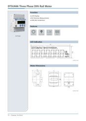 Solax Chint Three Phase CT Energy Meter Datasheet