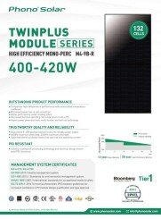 Phono Solar Twin Plus Module Datasheet