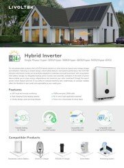 Hybrid Inverter (Single Phase) Data Sheet