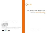 Solis Manual S6 GR1P(0.7 3.6)K M EUR V1.0