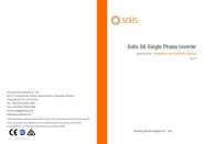 Solis Manual S6 GR1P(2.5 6)K EUR V1.0