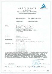 Solis Certificate IEC 61000