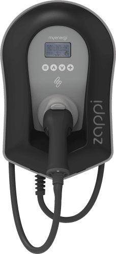 Myenergi Zappi Single Phase EV Charge Point 7kW Type 2 Tethered Black